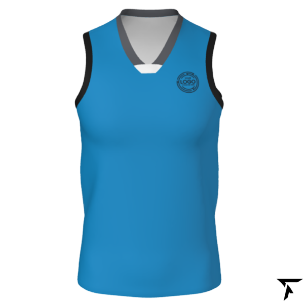 Men's Basketball Training Singlet - Blue and Black