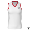 Men's Basketball Training Singlet - White and Red