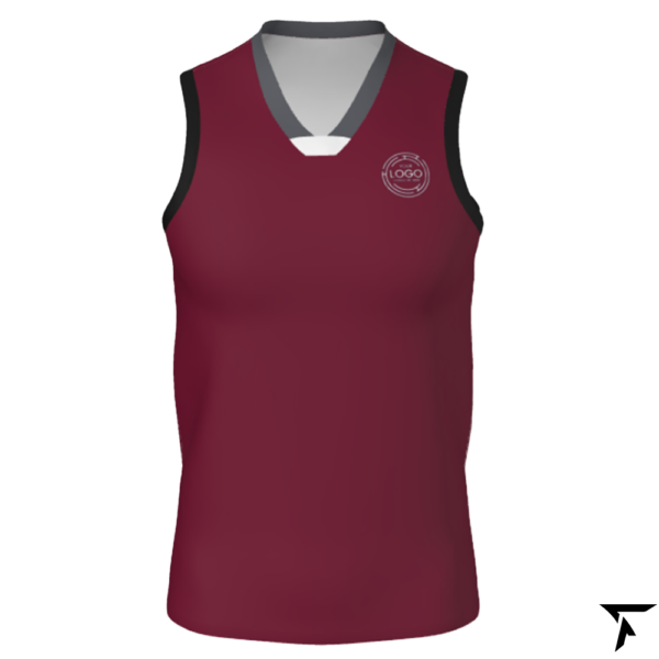 Men's Basketball Training Singlet - Maroon