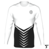 long sleeve shirts for basketball - White and Black