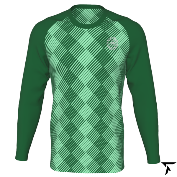 long sleeve shirts for basketball- Green