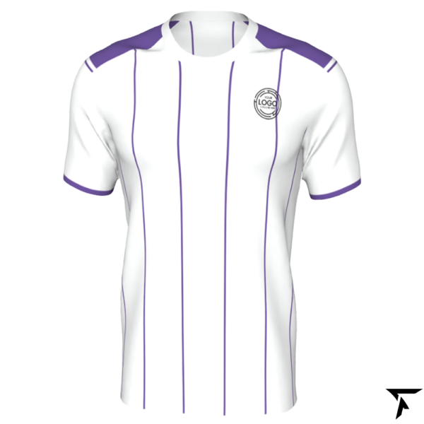 Custom Basketball Shirt - White and Purple