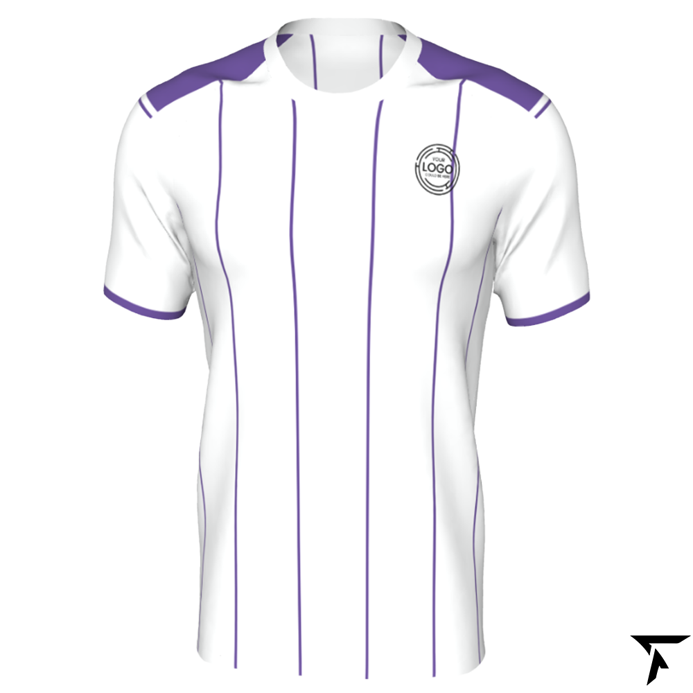 Custom Basketball Shirt - White and Purple