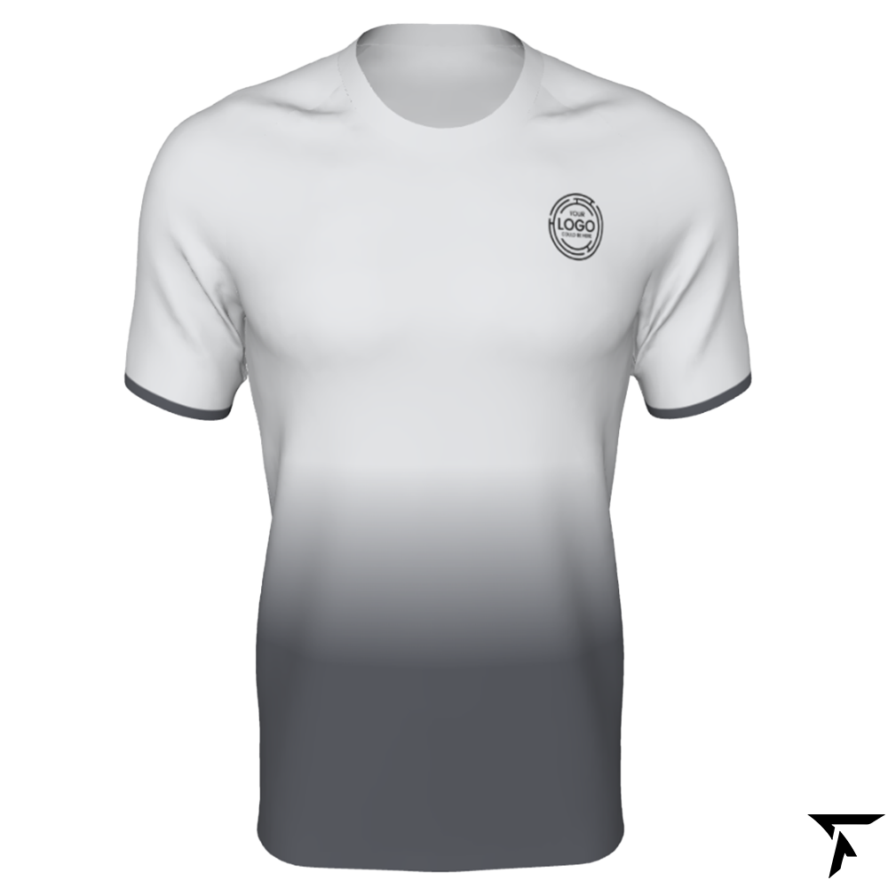 Custom Basketball Shirt - Off White and Gray