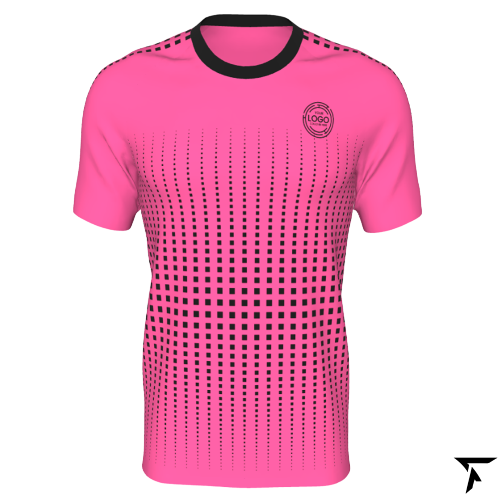 Custom Basketball Shirt - Black and Pink