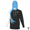 Custom Hoodie for Men - Black, White and Blue