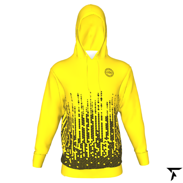 Custom Hoodie for Men - Yellow and Black