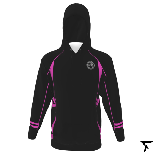 Custom Hoodie for Women - Black and Purple