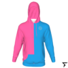 Custom Hoodie for Women - Pink and Blue