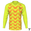 Custom Soccer Goalkeeper Jerseys - Orange and Lime Green