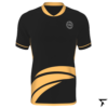 Custom Soccer Tops - black and gold