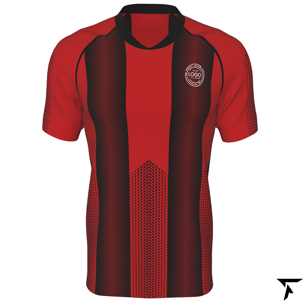 Custom Soccer Tops - red