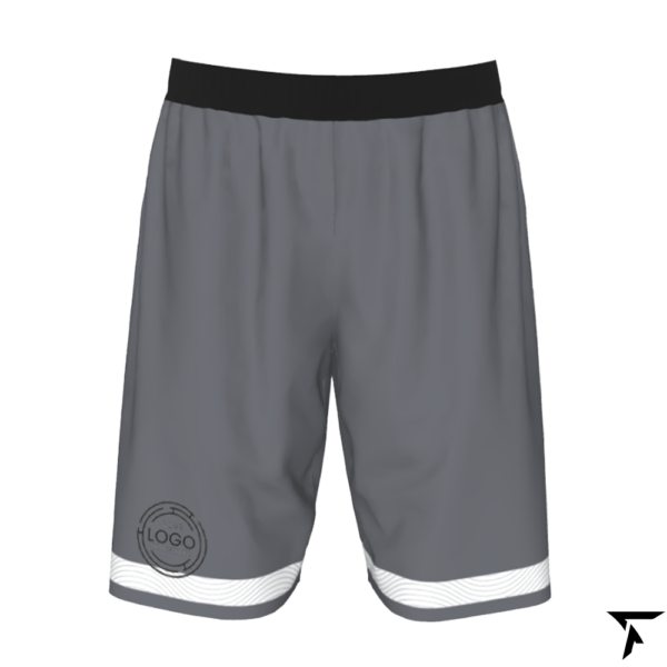 Customizable Basketball Shorts - Gray