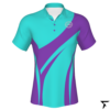 Customizable polo - Blue and Purple