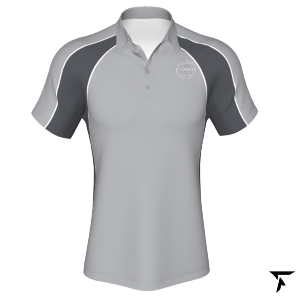 Customizable polo - Light Gray and Dark Gray