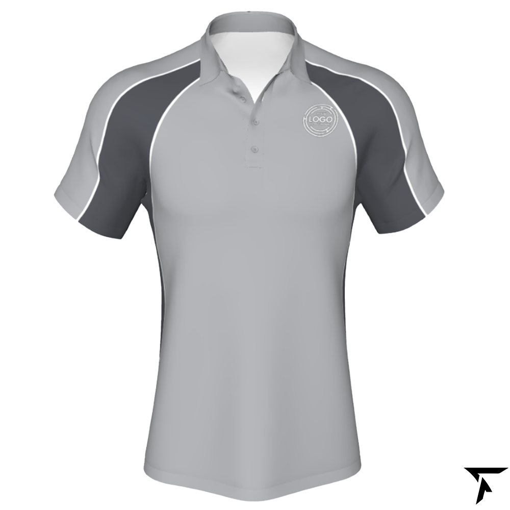 Customizable polo - Light Gray and Dark Gray