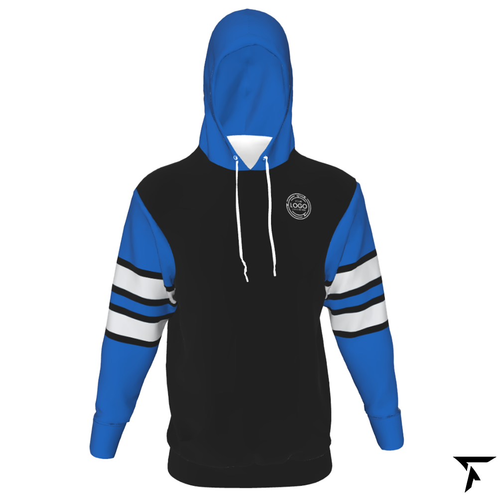 Hoodie for Youth - Black, Blue and White