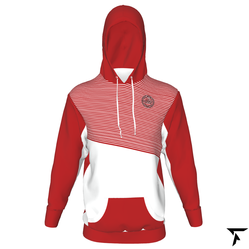 Hoodie for Youth - Red and White