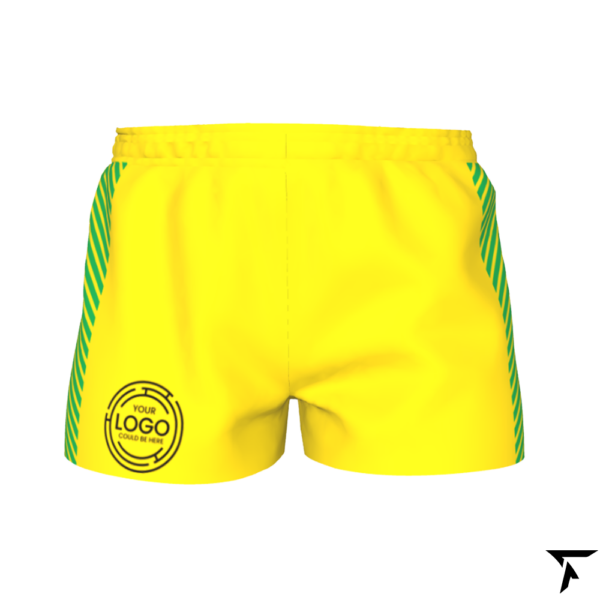 Men's Rugby Shorts - Yellow