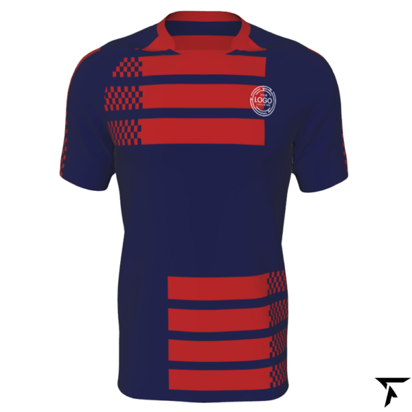 Rugby Shirt Jersey - Red and Blue