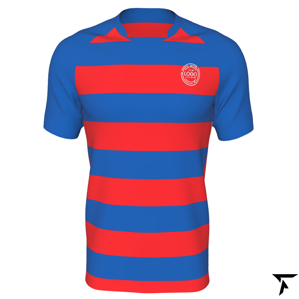 Rugby Shirt Jersey - Red and Blue