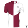 Rugby Shirt Jersey - White and Maroon