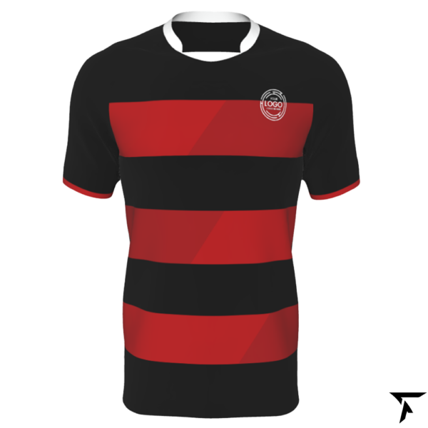 Rugby Shirt Jersey - Red and Black