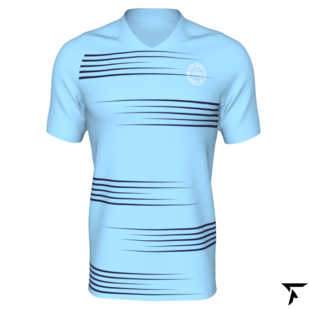 Rugby Shirt Short Sleeve - Blue