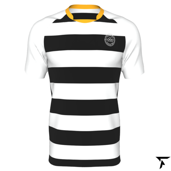 Rugby T Shirts - White and Black