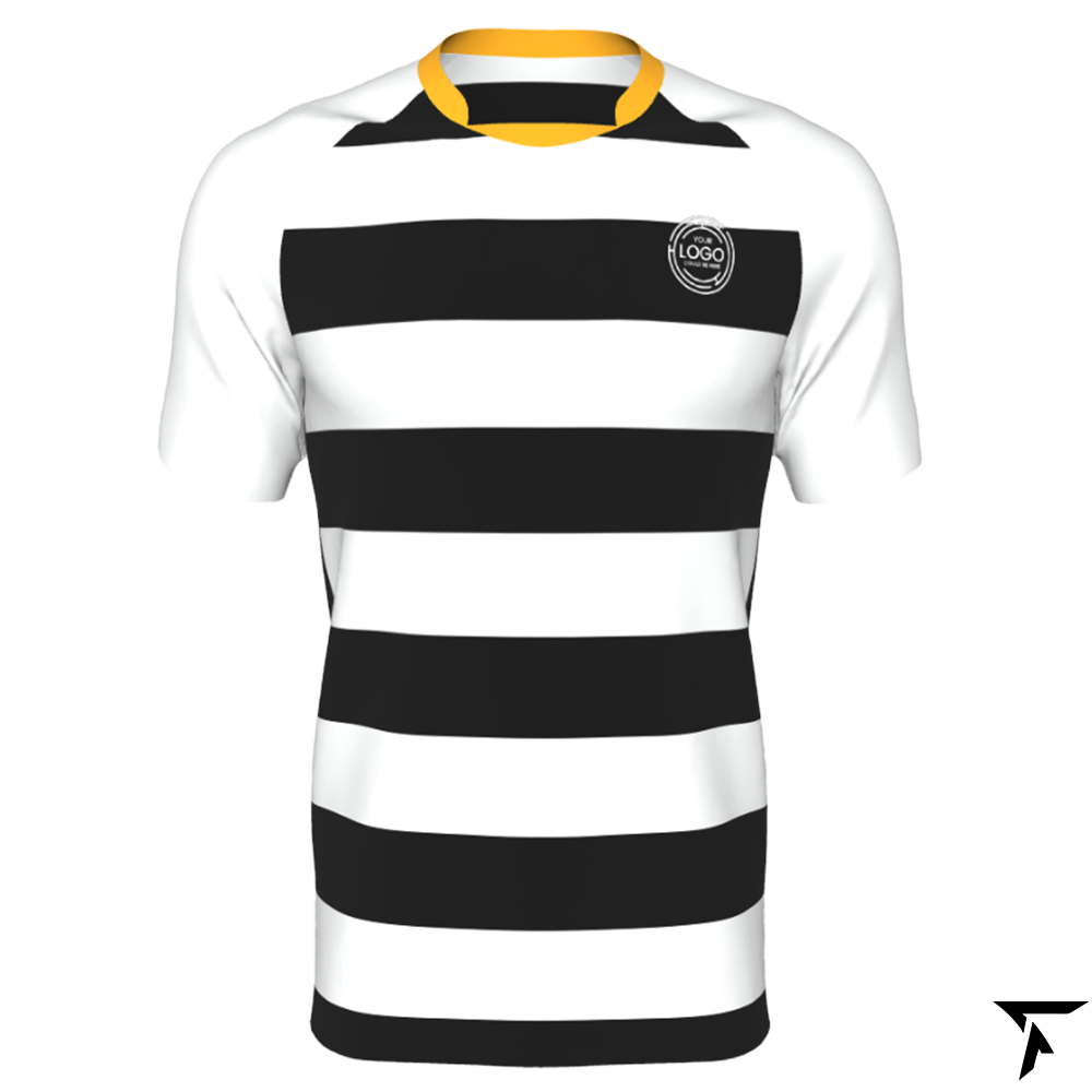 Rugby T Shirts - White and Black