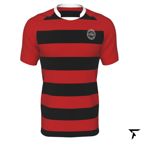 Rugby Union Jersey - Red and Black