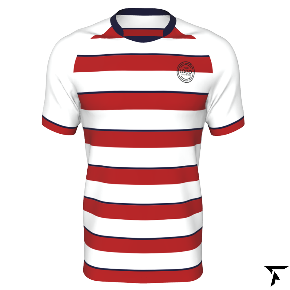 Rugby Union Jersey - Red and White