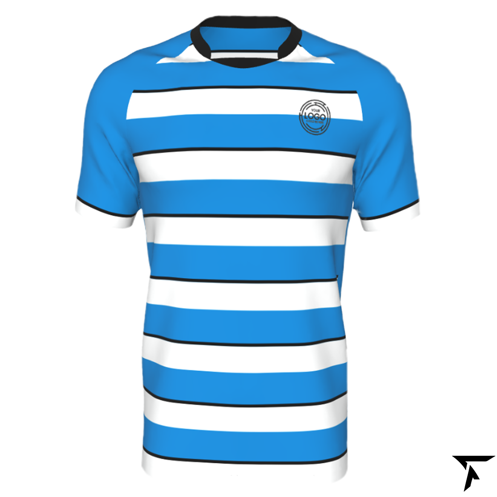 Rugby Union Jersey - Blue and White