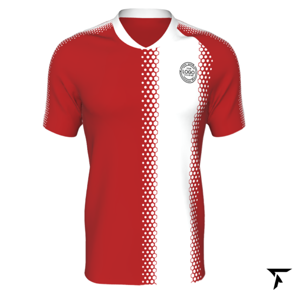 Soccer Jersey Women's - Red and White