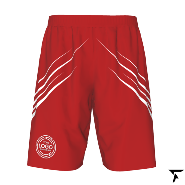 Soccer Shorts for Men - Red and White