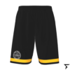 Soccer Shorts for Men - Back and Yellow