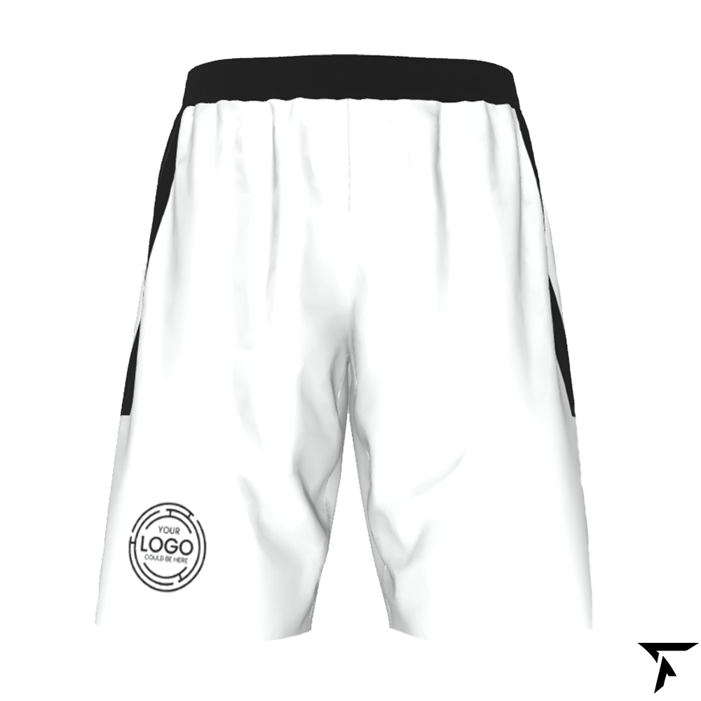 Soccer Shorts for Men - White and Black