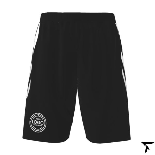 Soccer Shorts for Men - Black and White