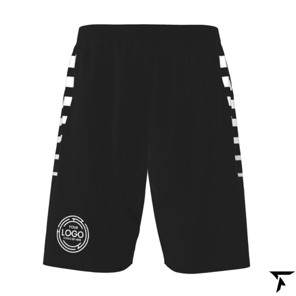 Soccer Shorts for Men - Black and White