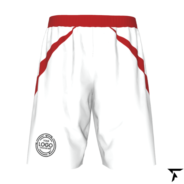 Soccer Shorts for Women - White and Red