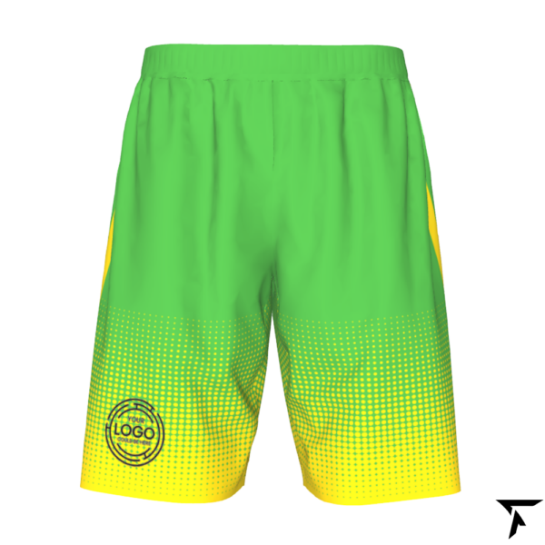 Soccer Shorts for Women - Green and Yellow