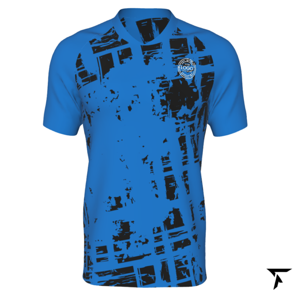 Soccer Training Shirt - Blue and White