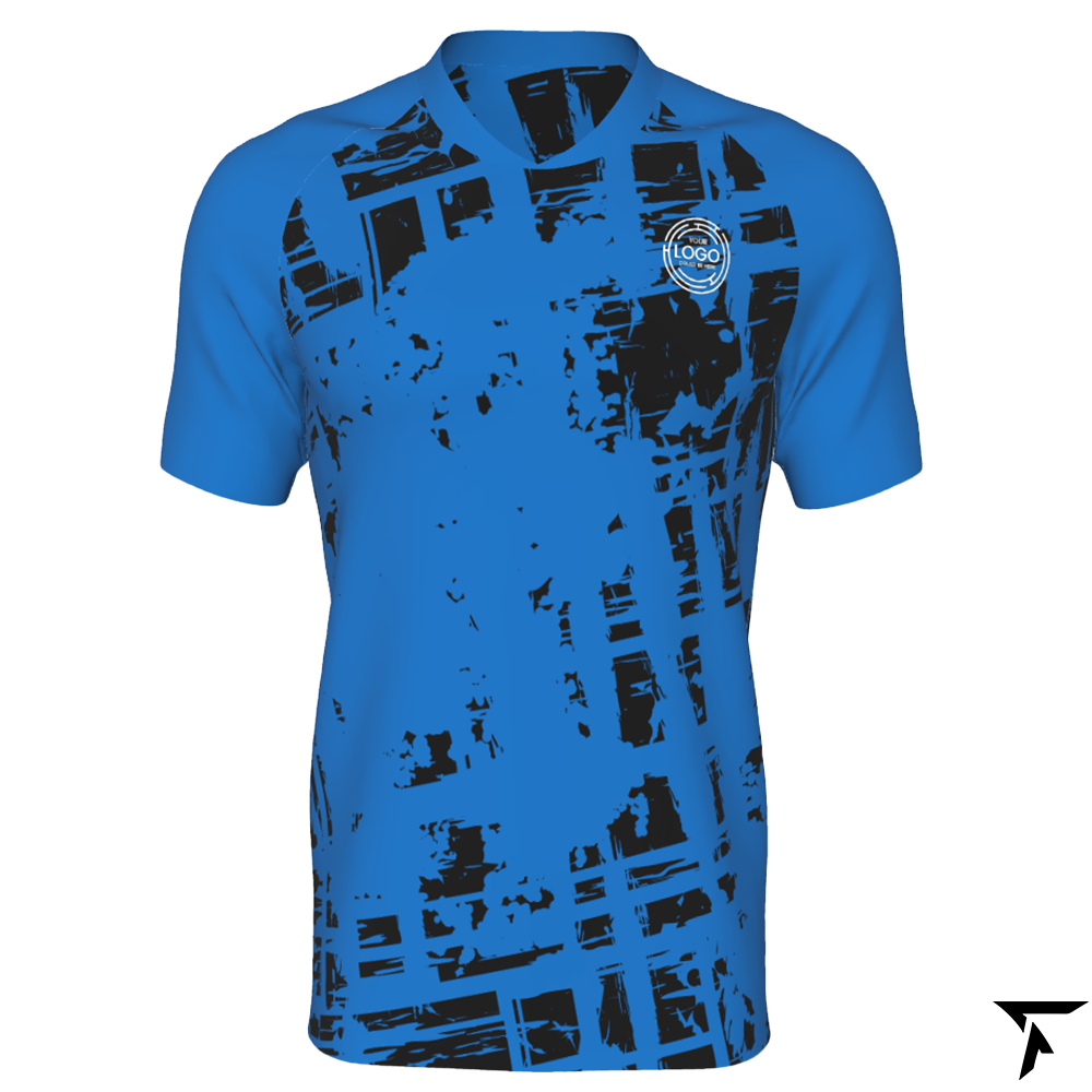 Soccer Training Shirt - Blue and White