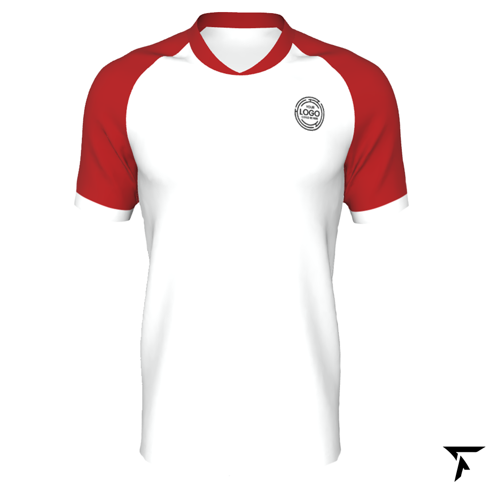 Soccer Training Shirt - Red and White
