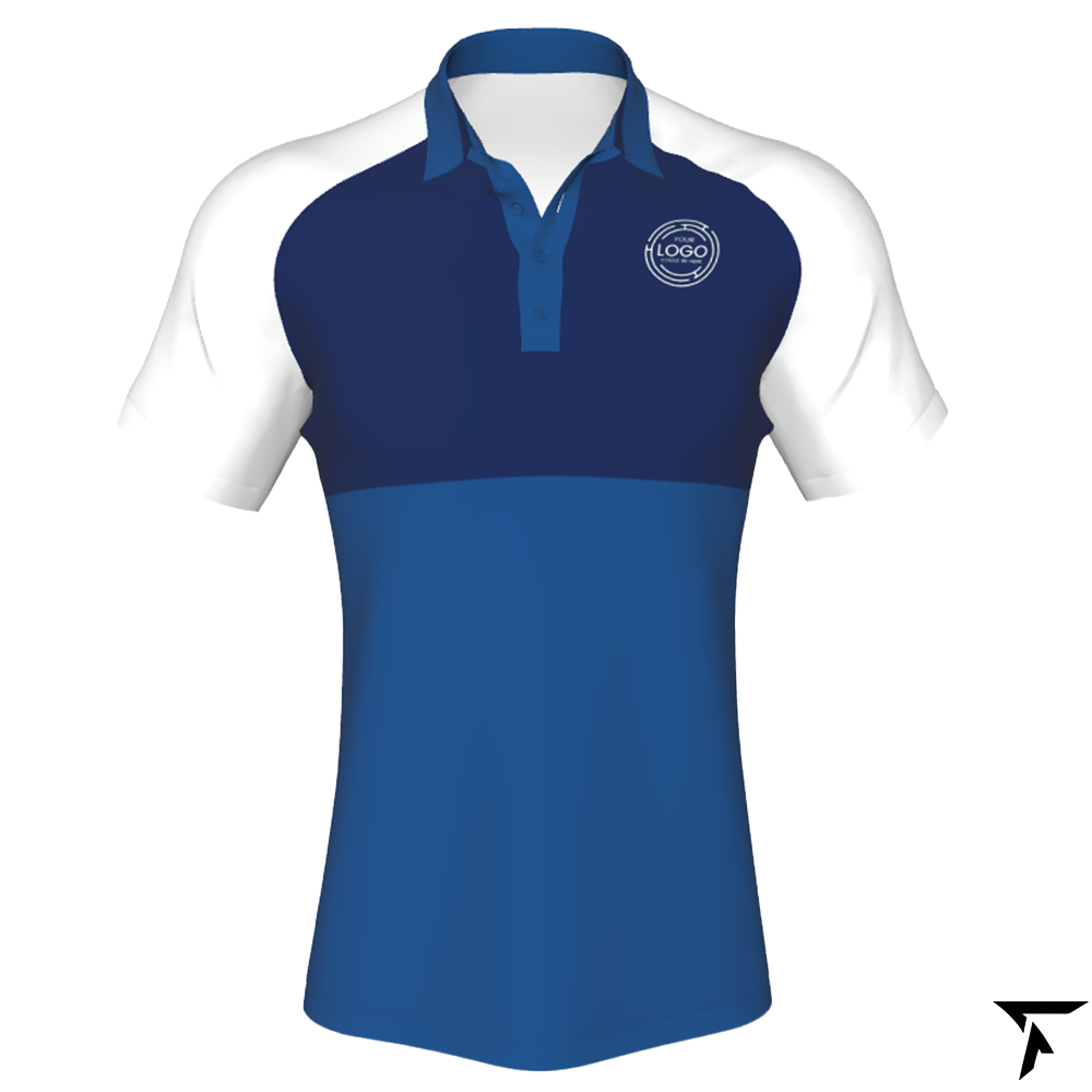 Sportswear Polo - Blue and White