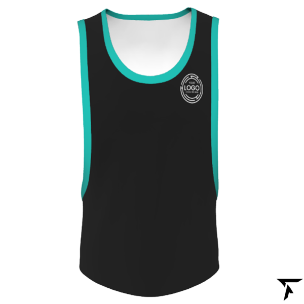 Training Bib - Black and Azure