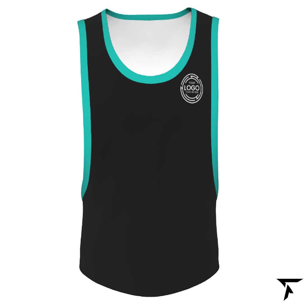 Training Bib - Black and Azure