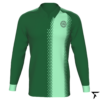 Women Long Sleeve Polo Shirt - Green