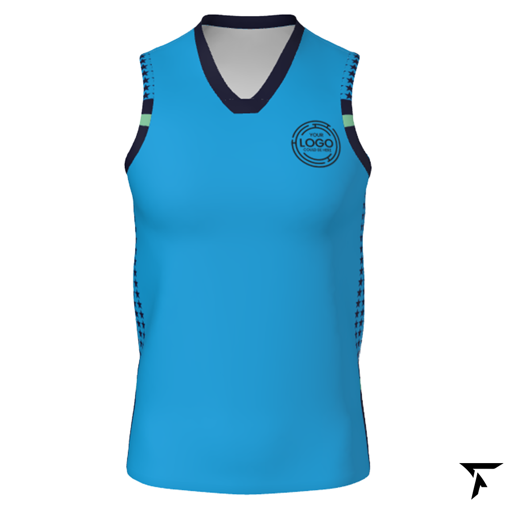 Women's Basketball Jersey - Blue and Black