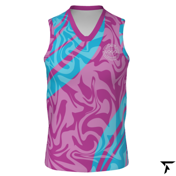 Women's Basketball Jersey - Purple and Blue